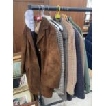 AN ASSORTMENT OF GENTS COATS AND JACKETS