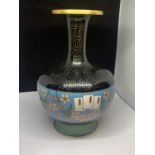 AN ORIENTAL CLOISONNE VASE