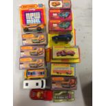 A COLLECTION OF BOXED AND UNBOXED MATCHBOX VEHICLES - ALL MODEL NUMBER 68 OF VARIOUS ERAS AND