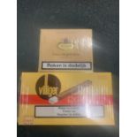 TWO PACKETS OF CIGARS TO INCLUDE ONE WITH TEN PGC HAJENIUS SENORITAS SUMATRA AND THE OTHER WITH