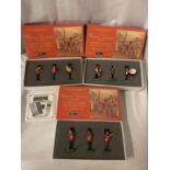 THREE BOXED BRITAINS SCOTS GUARDS THREE PIECE MODEL SOLDIER SETS - NUMBERS 292, 5992 AND 5994 - FROM