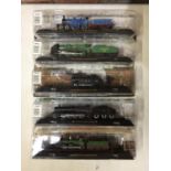 FIVE BOXED AMER 00 GUAGE STEAM LOCOMOTIVE DISPLAY MODELS