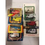 A COLLECTION OF BOXED AND UNBOXED MATCHBOX VEHICLES - ALL MODEL NUMBER 60 OF VARIOUS ERAS AND