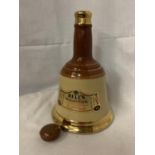 A BELL'S OLD SCOTCH WHISKY IN A WADE BELL DECANTER 70% PROOF 75.7CL