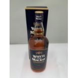 A BOXED 1 LITRE WHYTE AND MACKAY BLENDERS STRENGTH SMOOTH SCOTCH WHISKY DOUBLE MATURED BOTTLED AT