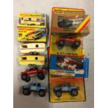 A COLLECTION OF BOXED AND UNBOXED MATCHBOX VEHICLES - ALL MODEL NUMBER 57 OF VARIOUS ERAS AND