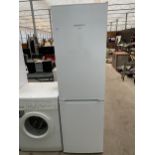 A WHITE LIEBHERR UPRIGHT FRIDGE FREEZER