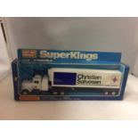 A BOXED MATCHBOX K31 SUPER KINGS ARTICULATED WAGON AND TRAILER - CHRISTIAN SALVESEN