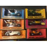 SIX BOXED MATCHBOX MODELS OF YESTERYEAR MODEL VEHICLES
