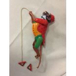 A TINPLATE CLIMBING MONKEY