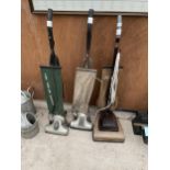 THREE VINTAGE HOOVER VACUUM CLEANERS