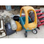 A CHILDRENS LITTLE TIKES CAR