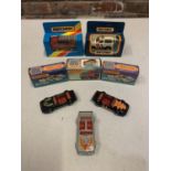 A COLLECTION OF BOXED AND UNBOXED MATCHBOX VEHICLES - ALL MODEL NUMBER 35 OF VARIOUS ERAS AND