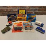 A COLLECTION OF BOXED AND UNBOXED MATCHBOX VEHICLES - ALL MODEL NUMBER 20 OF VARIOUS ERAS AND