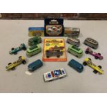A COLLECTION OF BOXED AND UNBOXED MATCHBOX VEHICLES - ALL MODEL NUMBER 34 OF VARIOUS ERAS AND