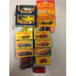 A COLLECTION OF BOXED AND UNBOXED MATCHBOX VEHICLES - ALL MODEL NUMBER 69 OF VARIOUS ERAS AND