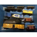 TEN OO GAUGE TRI-ANG CARRIAGES AND TRAILERS
