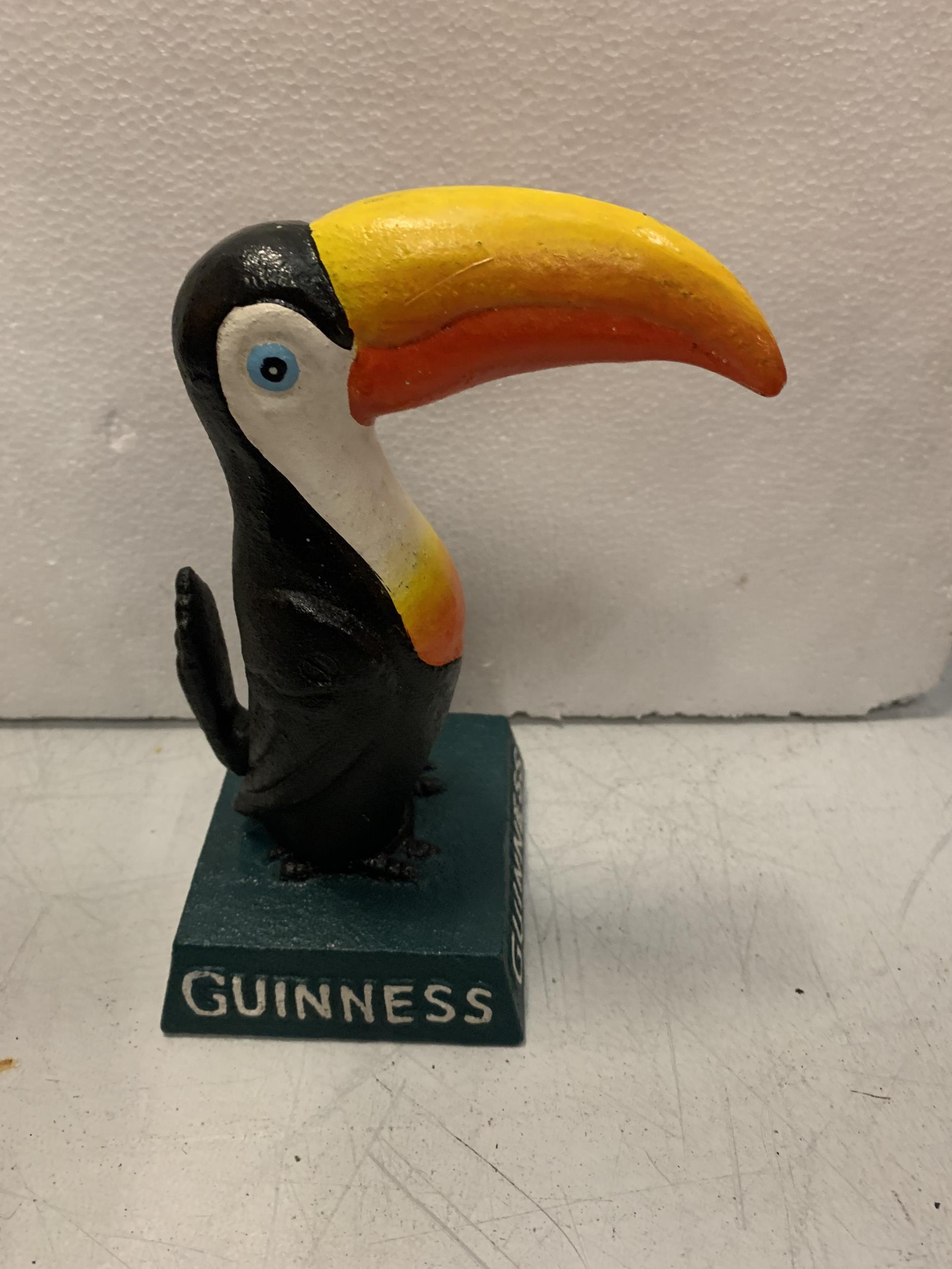 A CAST GUINESS TOUCAN FIGURE 20CM HIGH