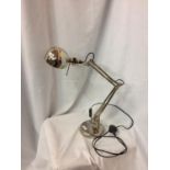 A VINTAGE CHROME ANGLE POISE LAMP