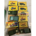 A COLLECTION OF BOXED AND UNBOXED MATCHBOX VEHICLES - ALL MODEL NUMBER 49 OF VARIOUS ERAS AND