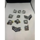 TEN POLICE BADGES