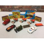 A COLLECTION OF BOXED AND UNBOXED MATCHBOX VEHICLES - ALL MODEL NUMBER 16 OF VARIOUS ERAS AND