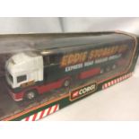 A CORGI EDDIE STOBART LTD ERF CURTAINSIDE TRAILER 59502