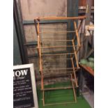 A VINTAGE CLOTHES HORSE