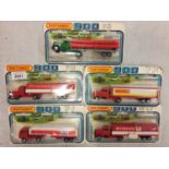 FIVE BOXED MATCHBOX 900 TWO PACK SETS OF MODEL VEHICLES