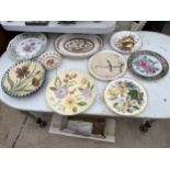 A COLLECTION OF CERAMIC PLATES TO INCLUDE ROYAL DOULTON AND SOVEREIGN CHINA LTD ETC