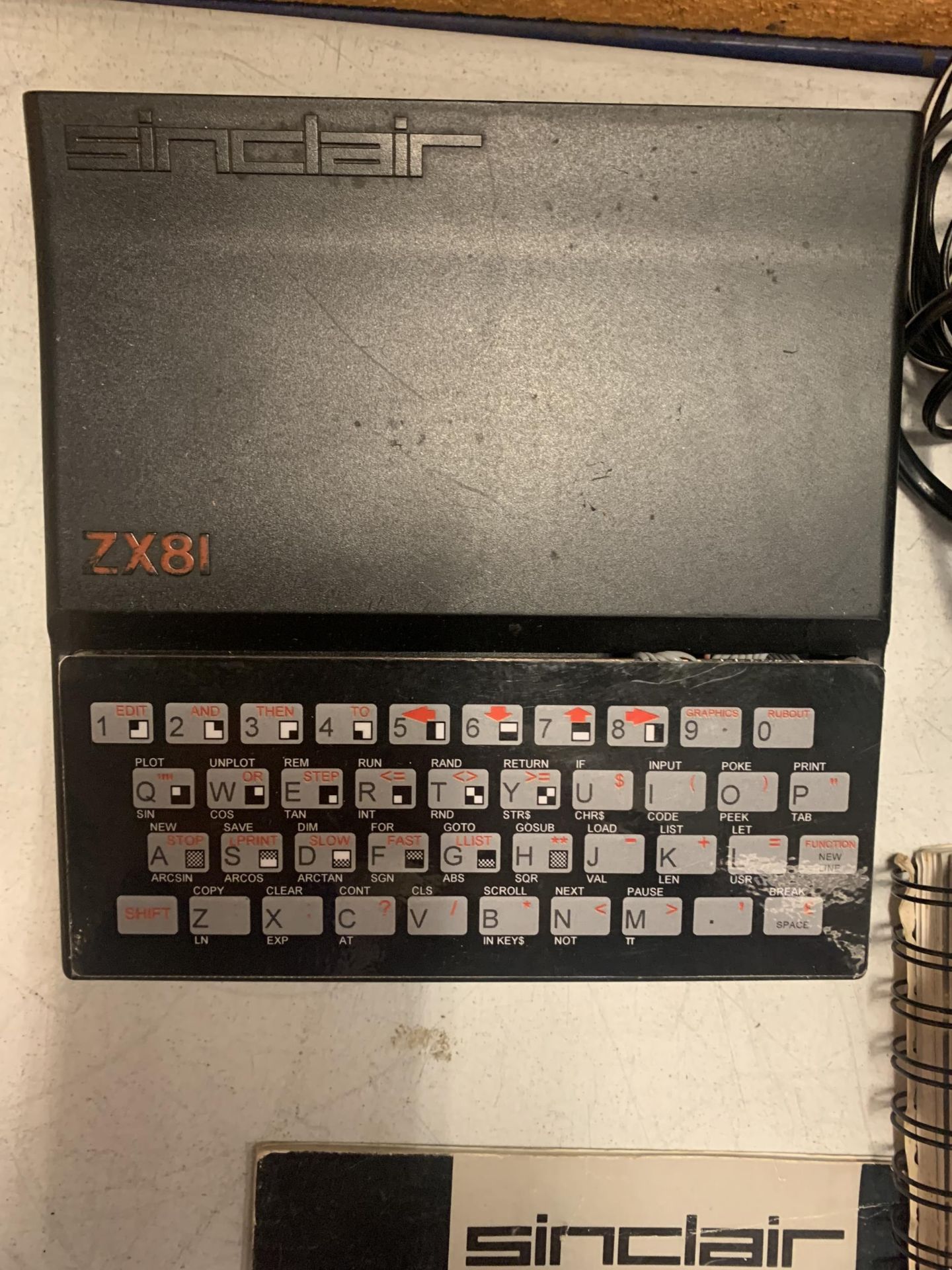 A SINCLAIR ZX81 WITH GUIDES AND POWER SUPPLY - Image 2 of 5