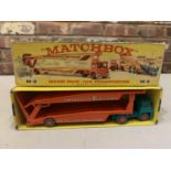 A BOXED MATCHBOX CAR TRANSPORTER M8