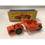A BOXED MATCHBOX ALLIS CHALMERS EARTH MOVER K6