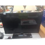 A SAMSUNG 32" TELEVISION WITH REMOTE CONTROL