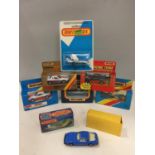 SEVEN BOXED AND ONE UNBOXED MATCHBOX VEHICLES - ALL MODEL NUMBER 2 OF VARIOUS ERAS AND COLOURS -