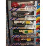 FIVE BOXED MATCHBOX CONVOY MODEL WAGONS