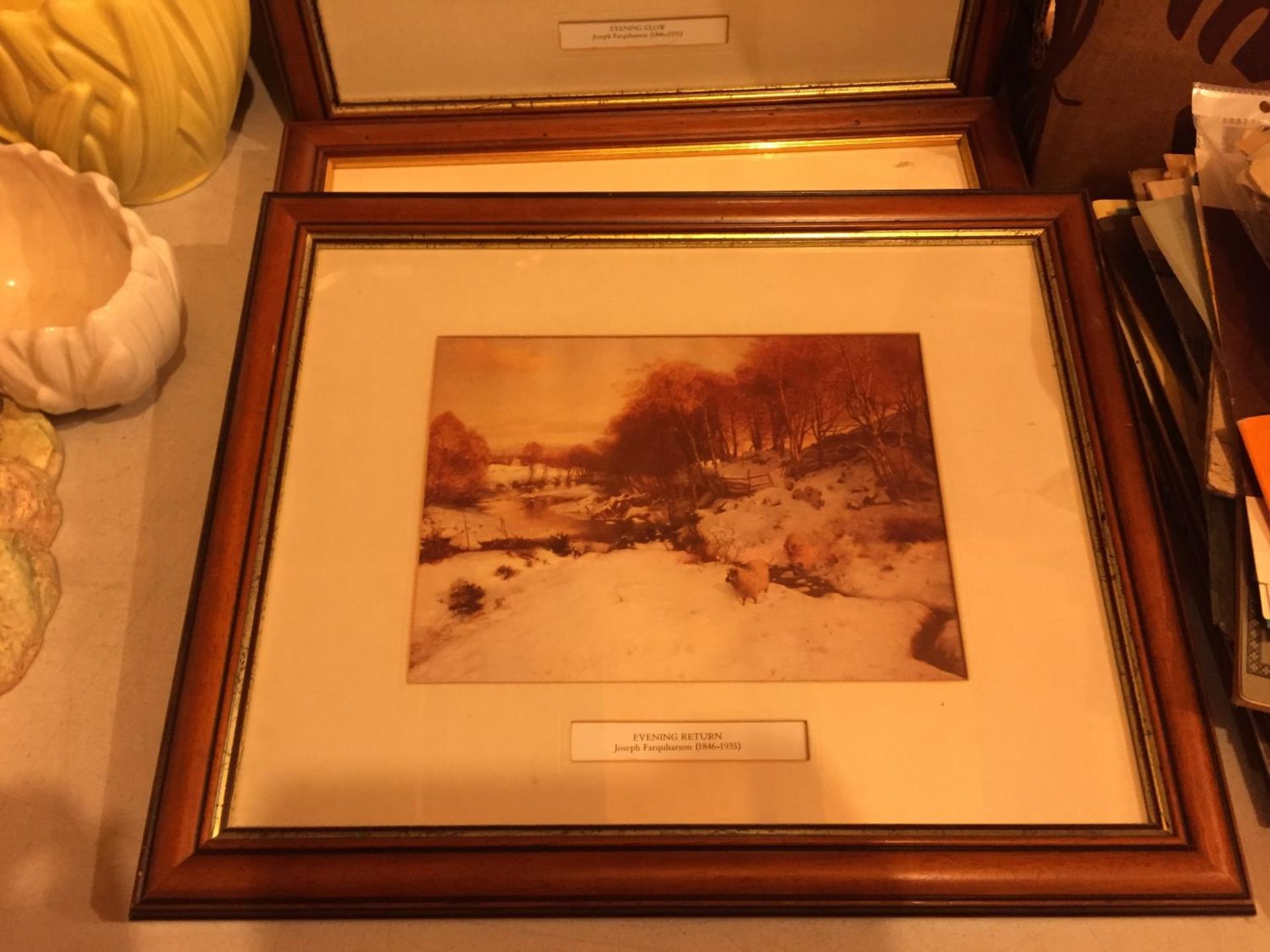 FOUR FRAMED PICTURES, TWO BY FREDERICK WILLIAM WATTS AND TWO BY JOSEPH FARQUHARSON, DEPICTING - Image 3 of 5