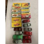 A COLLECTION OF BOXED AND UNBOXED MATCHBOX VEHICLES - ALL MODEL NUMBER 53 OF VARIOUS ERAS AND