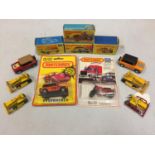 A COLLECTION OF BOXED AND UNBOXED MATCHBOX VEHICLES - ALL MODEL NUMBER 18 OF VARIOUS ERAS AND