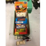 A COLLECTION OF BOXED AND UNBOXED MATCHBOX VEHICLES - ALL MODEL NUMBER 75 OF VARIOUS ERAS AND