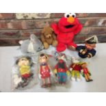 VARIOUS TOYS TO INCLUDE DISNEY AND SESAME STREET