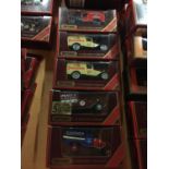 FIVE BOXED MATCHBOX MODELS OF YESTERYEAR
