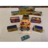 A COLLECTION OF BOXED AND UNBOXED MATCHBOX VEHICLES - ALL MODEL NUMBER 36 OF VARIOUS ERAS AND