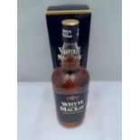 A BOXED 1 LITRE WHYTE AND MACKAY BLENDERS STRENGTH SMOOTH SCOTCH WHISKY DOUBLE MATURED BOTTLED AT