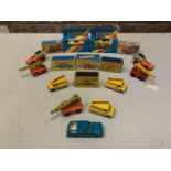 A COLLECTION OF BOXED AND UNBOXED MATCHBOX VEHICLES - ALL MODEL NUMBER 42 OF VARIOUS ERAS AND