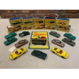 A COLLECTION OF BOXED AND UNBOXED MATCHBOX VEHICLES - ALL MODEL NUMBER 33 OF VARIOUS ERAS AND