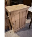 A PINE VICTORIAN CUPBOARD, 22" WIDE