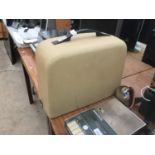 A RETRO NECCHI SEWING MACHINE WITH CARRY CASE