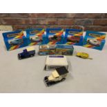 A COLLECTION OF BOXED AND UNBOXED MATCHBOX VEHICLES - ALL MODEL NUMBER 38 OF VARIOUS ERAS AND