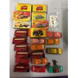 A COLLECTION OF BOXED AND UNBOXED MATCHBOX VEHICLES - ALL MODEL NUMBER 56 OF VARIOUS ERAS AND